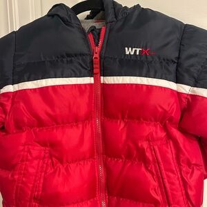 Kids Ski Jacket Size 5/6 Medium Winter Coat With Hood